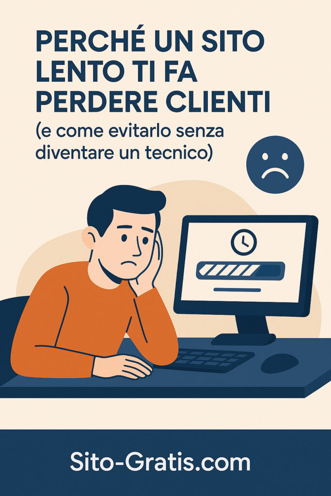 💡 Perché un sito lento ti fa perdere clienti (e come evitarlo senza diventare un tecnico) - Foto 1