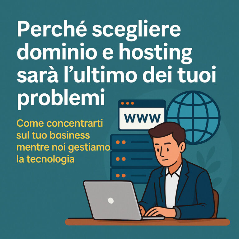 Perché scegliere dominio e hosting sarà l'ultimo dei tuoi problemi - Foto 1