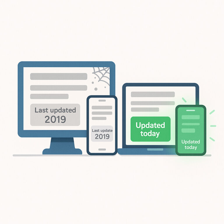 Ultimo aggiornamento: 2019. Ecco perché il tuo sito parla al passato - Foto 1