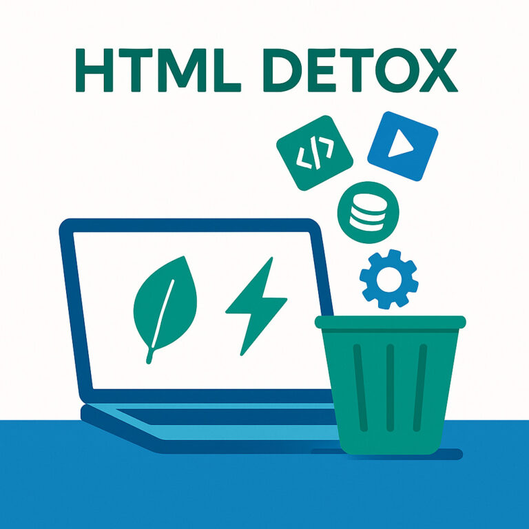 HTML puro: la dieta detox del tuo sito web - Foto 1