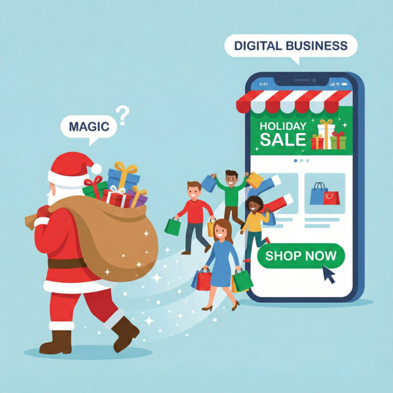 Babbo Natale e affari digitali.